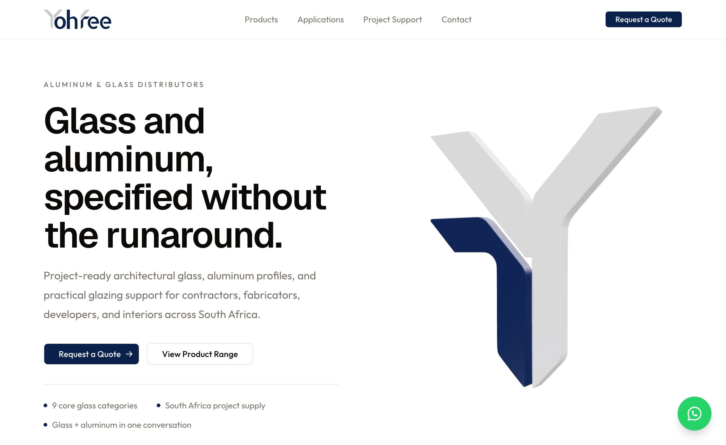 Yohfee website homepage
